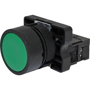 BOTÃO PULSADOR FACEADO 22MM PLASTICO IHM Industrial Sorocaba Interface homem máquina Peças automação industrial